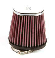 K&N Universal Clamp-On Air Filter 2-1/8in Flange 4in x 3in Base 3in x 2in Top 4in Length K&N Engineering Air Filters - Universal Fit