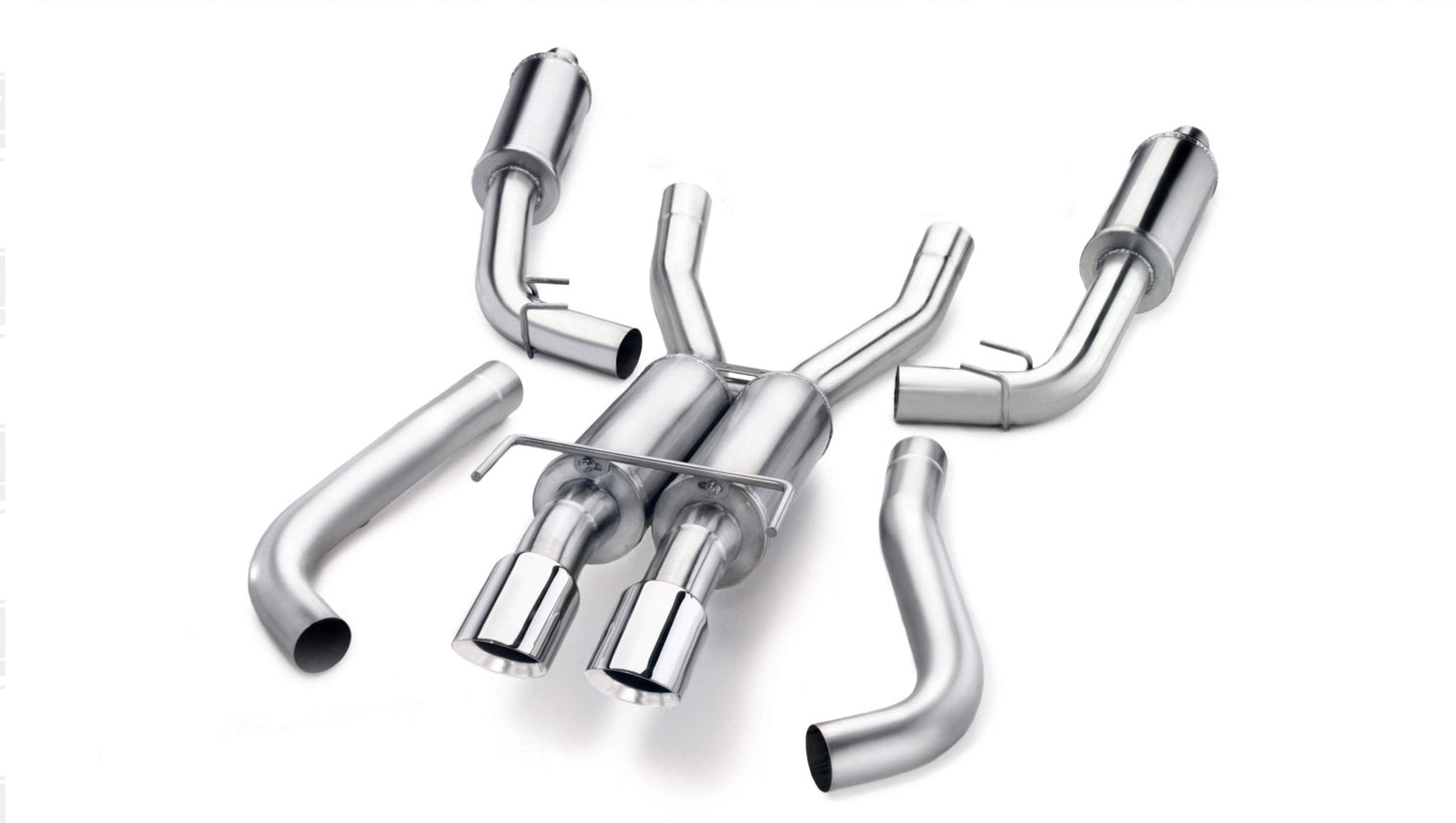 1996-2002 Dodge Viper RT Exhaust | Sport / 3.0 in Cat-Back 4.0 in Single Tips | GTS 8.0L Hi-Flow Cat (14119) Corsa Autoparts