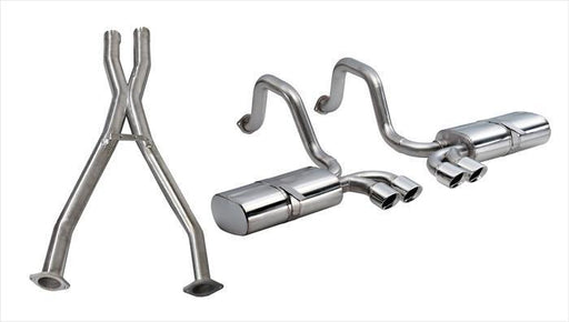 1997-2004 C5 Corvette Exhaust | Sport / 2.5 in Cat-Back 3.5 in Twin (14111CB) Corsa Autoparts