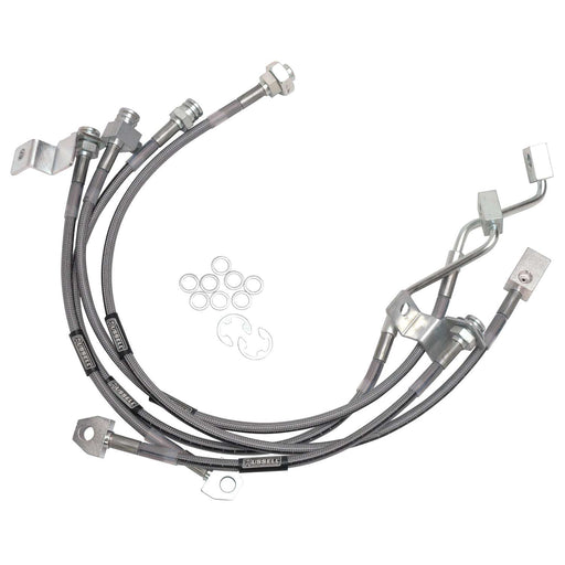 1999-06 Ford Excursion 4WD With 4"-5.5" Lift (Front Disc, Rear Disc) 5 Lines RUSSELL Autoparts