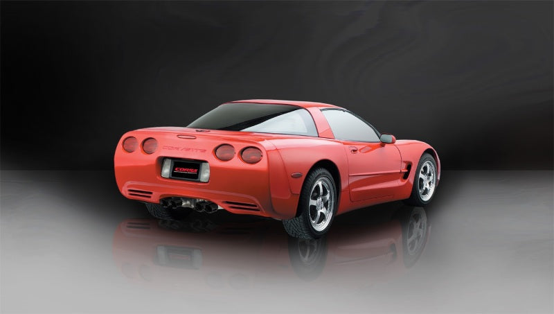 Corsa 1997-2004 Chevrolet Corvette C5 Z06 5.7L V8 Black Xtreme Axle-Back Exhaust CORSA Performance Axle Back