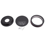 Edelbrock Air Cleaner Victor Series Round Aluminum Top Cloth Element 14In Dia X 3 125In Black Edelbrock Air Filters - Universal Fit