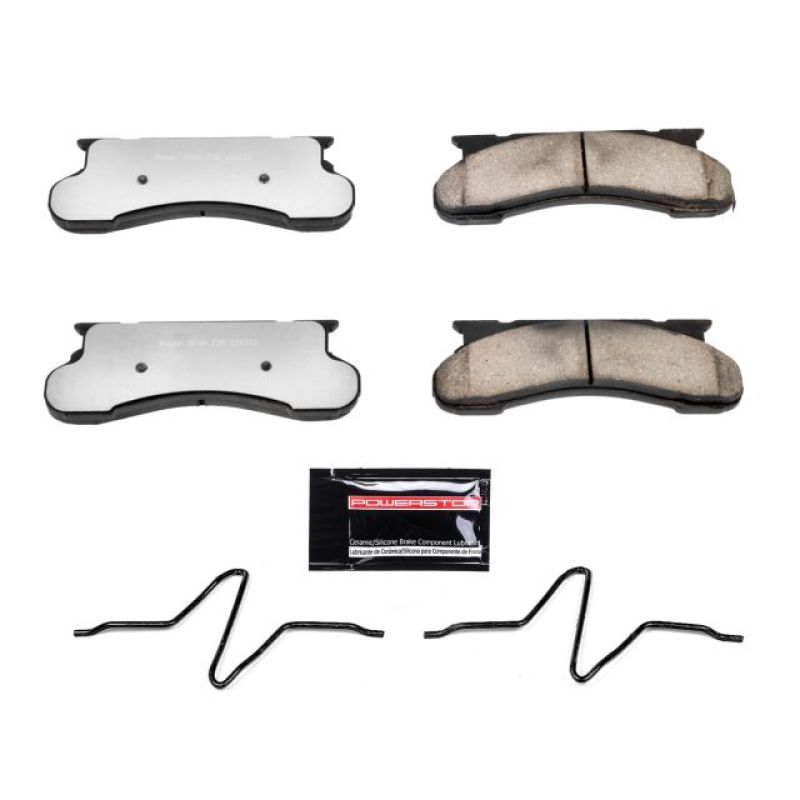 Power Stop 76-91 Ford E-250 Front Z36 Truck & Tow Brake Pads w/Hardware PowerStop Brake Pads - Performance