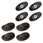 Rigid Industries Rock Light Kit- Amber (4 lights) Rigid Industries Sidemarkers & Indicators