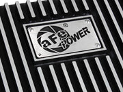 aFe POWER Transmission Pan Ford Trucks 80-92 (AOD Transmission)- Black w/ Machined Fins aFe Diff Covers