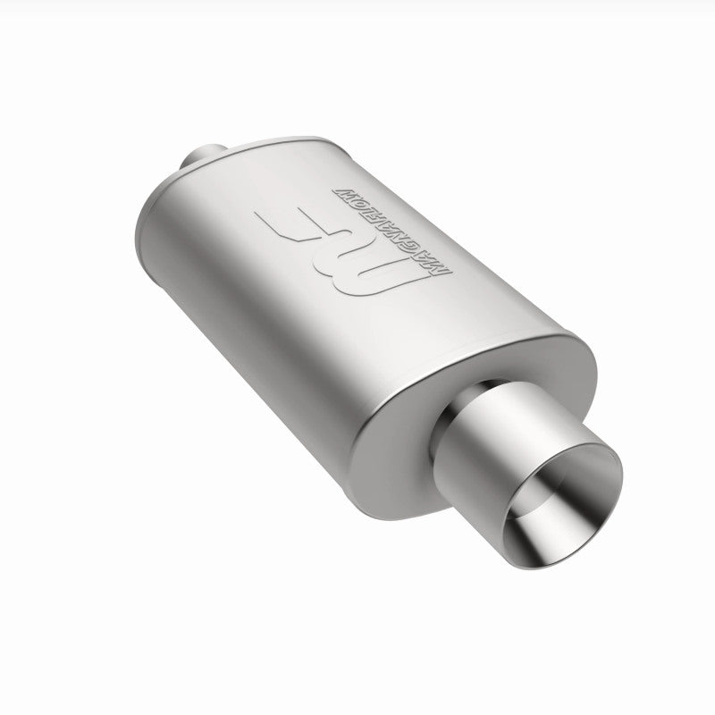 MagnaFlow Muffler W/Tip Mag SS 14X5X8 2.25/4. Magnaflow Muffler