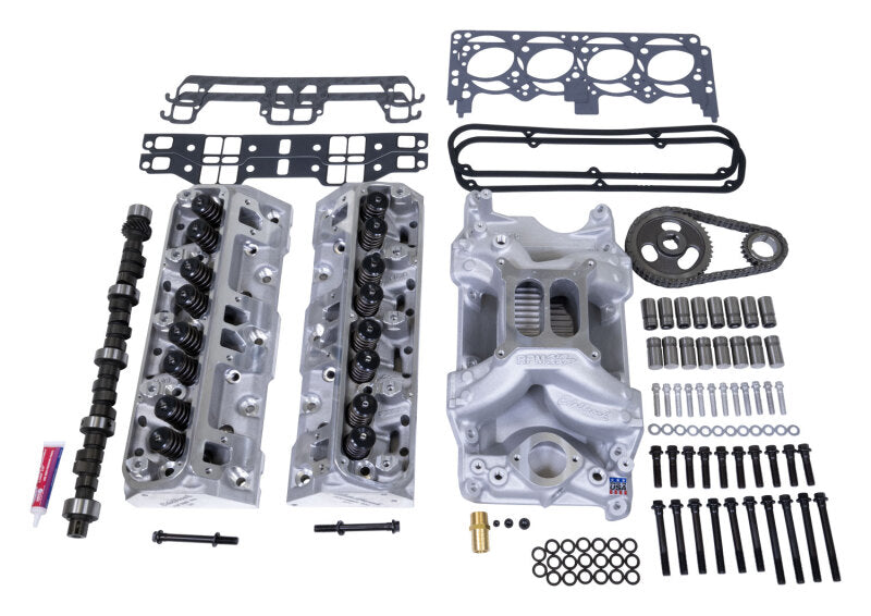 Edelbrock Power Package Top End Kit RPM Series Chrysler 1967-1991 340-418 CI Small Block V8 415Hp+ Edelbrock Heads