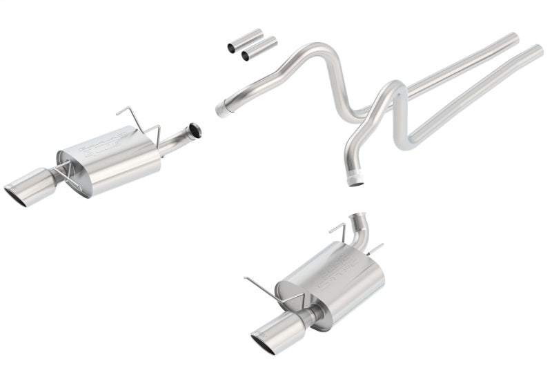 Borla 2011 Ford Mustang 3.7L 6cyl 6spd RWD SS S-Type Catback Exhaust Borla Catback