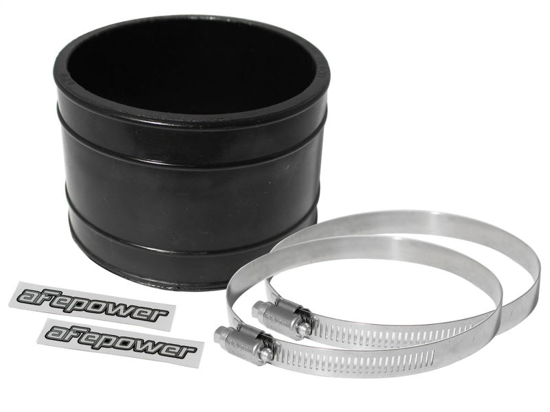 aFe Magnum FORCE Cold Air Intake System Spare Parts Kit (4in ID x 3in L) Straight Coupler - Black aFe Air Intake Components