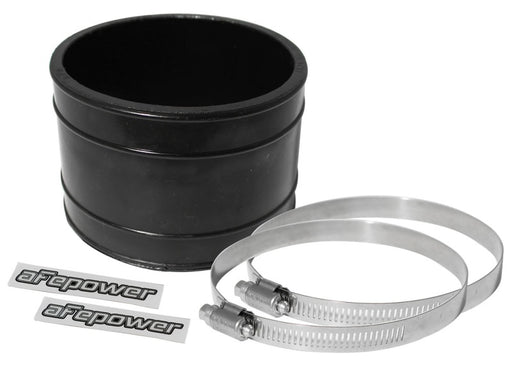 aFe Magnum FORCE Cold Air Intake System Spare Parts Kit (4in ID x 3in L) Straight Coupler - Black aFe Air Intake Components