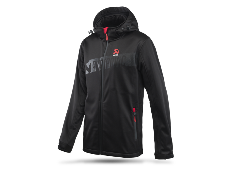 Akrapovic Mens Corpo Softshell Jacket Black - L Akrapovic Headwear