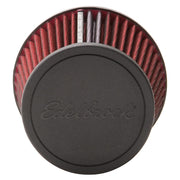 Edelbrock Air Filter Pro-Flo Series Conical 6 5In Tall Red/Black Edelbrock Air Filters - Universal Fit