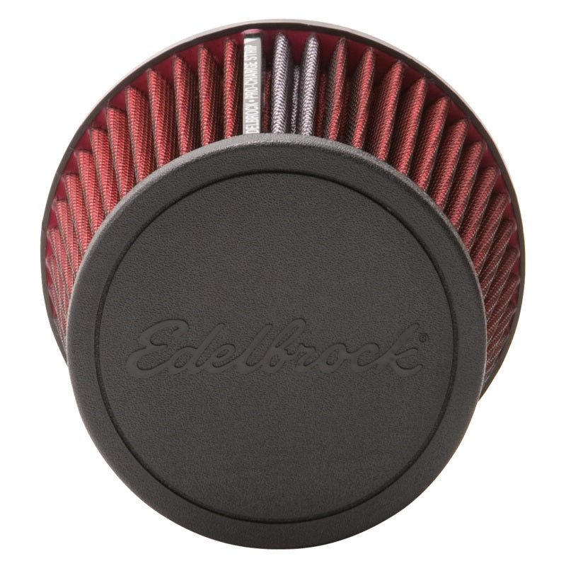 Edelbrock Air Filter Pro-Flo Series Conical 6 5In Tall Red/Black Edelbrock Air Filters - Universal Fit