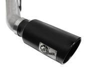 aFe Atlas Exhaust 4in DPF-Back Al Steel 11-14 Ford Diesel Trucks V8-6.7L (td) aFe DPF Back