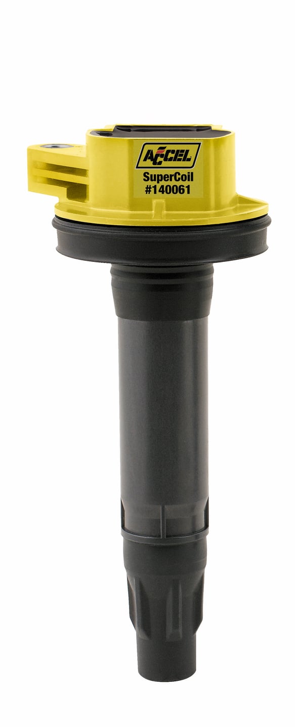 Ignition Coil- SuperCoil Series- 2007-2016 Ford 3.5L/3.7L V6, Yellow, Individual 140061 ACCEL Autoparts