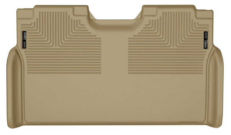 Husky Liners 15 Ford F-150 SuperCrew Cab WeatherBeater Tan 2nd Seat Floor Liner Husky Liners Floor Mats - Rubber
