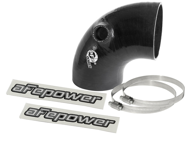 aFe Magnum FORCE Intake Coupling Kit (3-3/4 IN ID x 90 Deg.) Elbow Coupler - Black aFe Air Intake Components