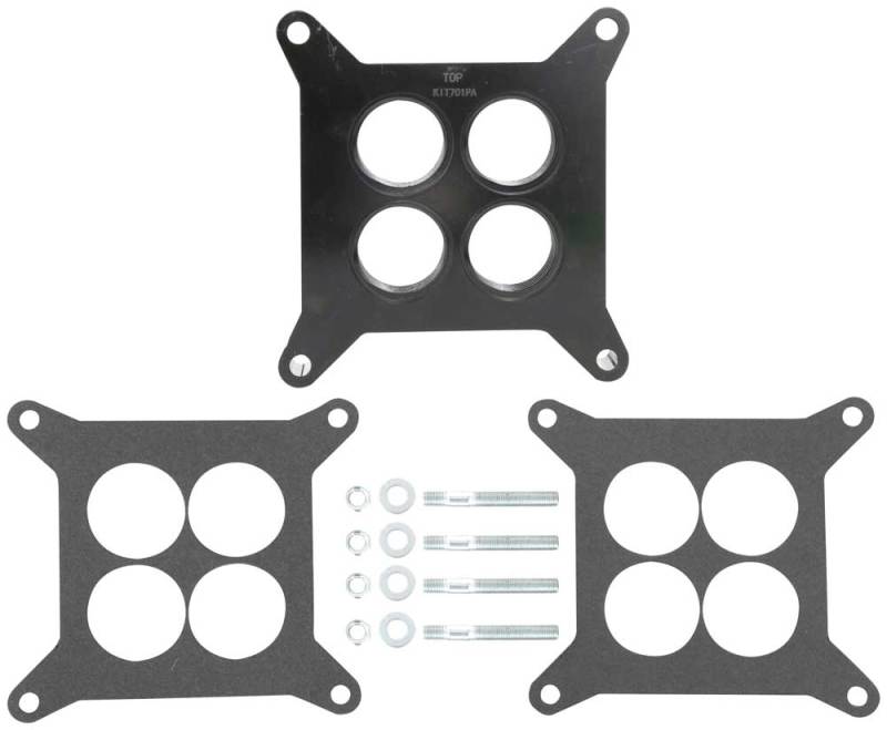 Airaid Holley 4150/4160 Series/ Edelbrock Sq. Flange/ OE Sq. Flange 4BBL PowerAid TB Spacer Airaid Throttle Body Spacers