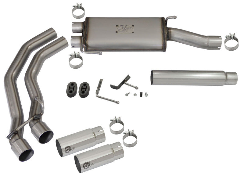 aFe Rebel Exhausts Cat-Back SS Ford F-150 04-08 V8 4.6/5.4L w/ Polished Tips aFe Catback