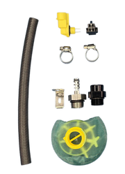 DeatschWerks DW650iL Series 650LPH In-Line External Fuel Pump Universal Install Kit DeatschWerks Fuel Pumps
