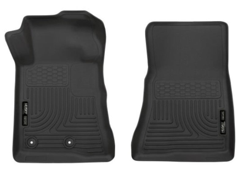 Husky Liners 15-22 Ford Mustang X-act Contour Series Front Floor Liners - Black Husky Liners Floor Mats - Rubber