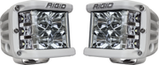 Rigid Industries D-SS - Flood - Set of 2 - White Housing Rigid Industries Light Bars & Cubes