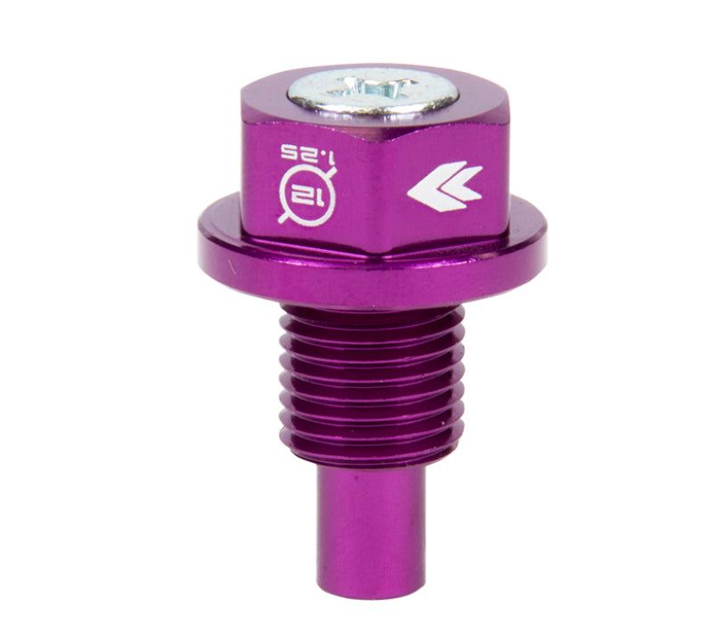 NRG Magnetic Oil Drain Plug M12X1.25 Infiniti/Lexus/Nissan/Toyota - Purple NRG Drain Plugs