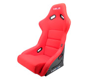 NRG FRP Bucket Seat (Red Cloth) - Large NRG Race Seats