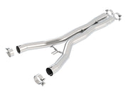 Borla 2014 Chevy Corvette Stingray X-Pipes (Smog Legal Cut and Clamp) Borla X Pipes