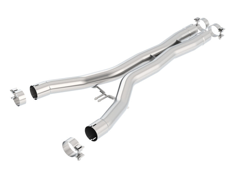 Borla 2014 Chevy Corvette Stingray X-Pipes (Smog Legal Cut and Clamp) Borla X Pipes