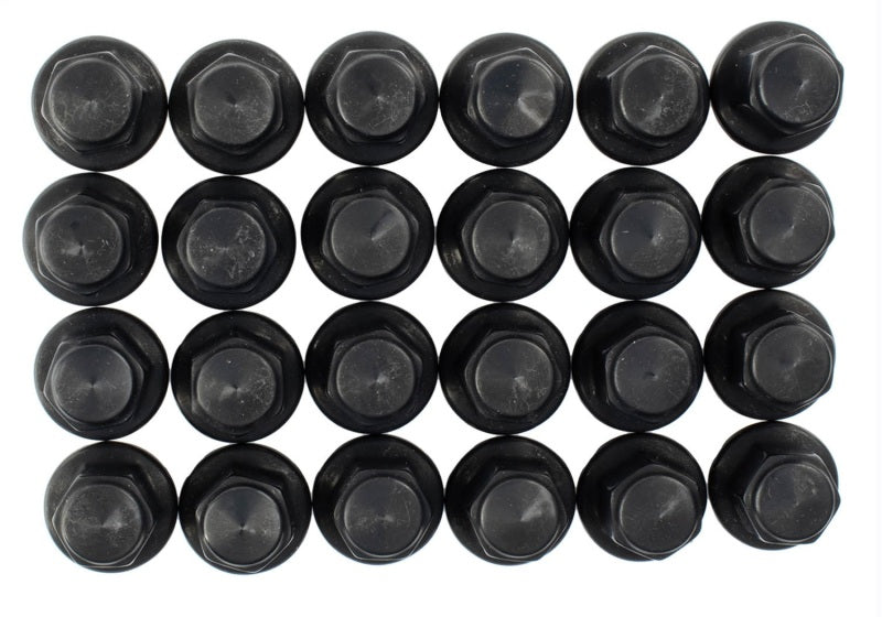 Ford Racing M14 x 1.5 Black Lug Nut - Set of 24 Ford Racing Lug Nuts