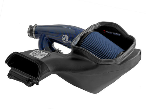 aFe 17-24 Ford F-150 Track Series Blue Kevlar Carbon Fiber C/A Intake System w/Black Pro 5R Filter aFe Cold Air Intakes