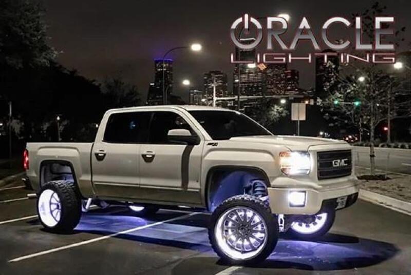 Oracle LED Illuminated Wheel Rings - White ORACLE Lighting Light Strip LED
