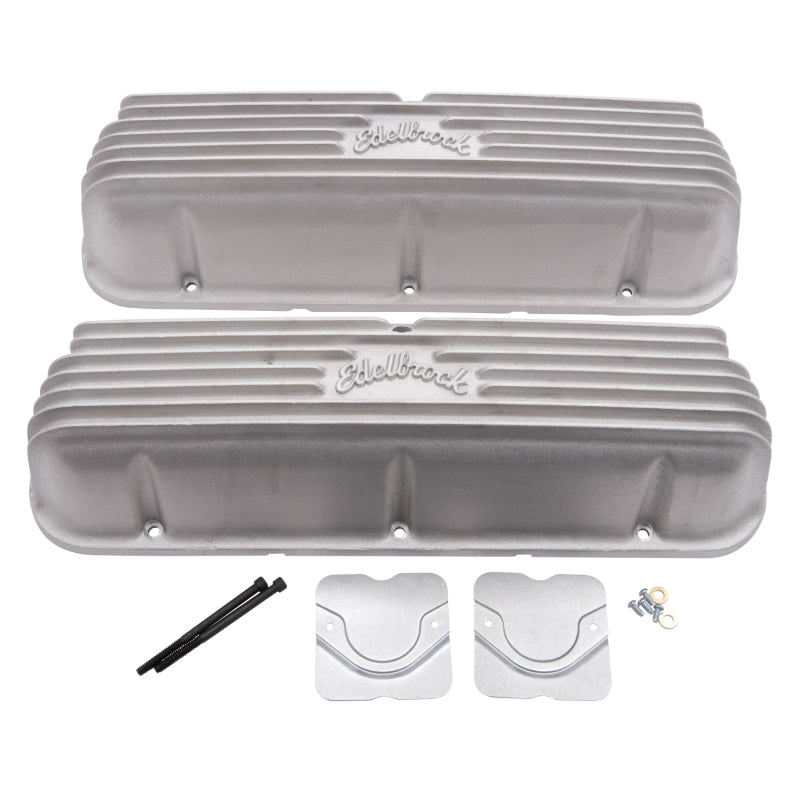 Edelbrock Valve Cover Classic Series Ford 1962-95 221 351W V8 Satin Edelbrock Valve Covers