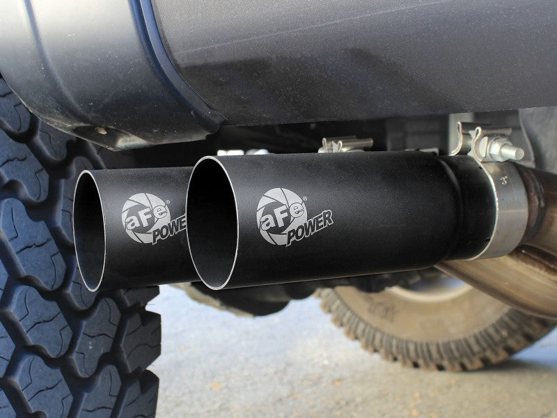 aFe Rebel Exhausts 3in SS Cat-Back 09-14 Ford F-150 4.6/5.0/5.4L w/ Black Tips aFe Catback