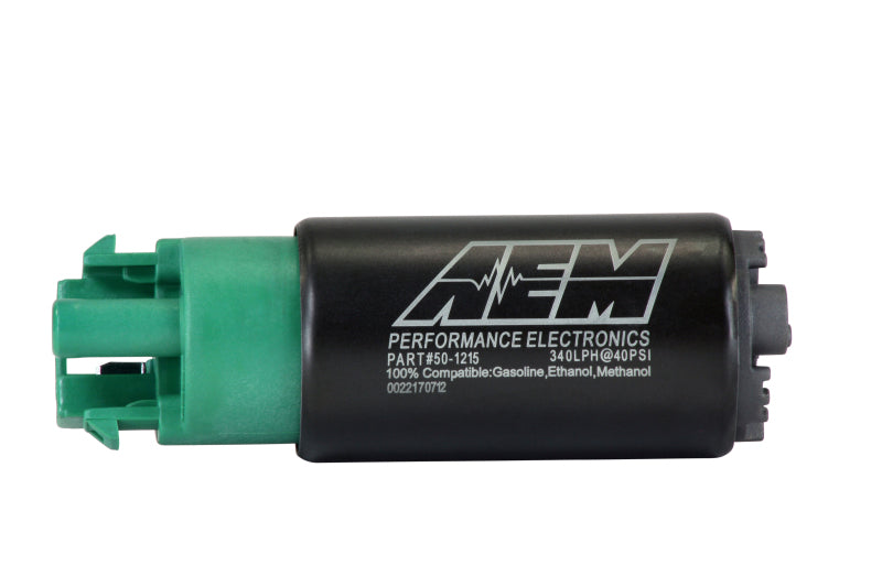 AEM 340LPH 65mm Fuel Pump Kit w/ Mounting Hooks - Ethanol Compatible AEM Fuel Pumps