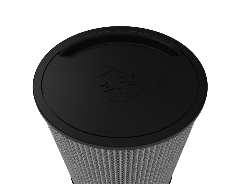 aFe Magnum FLOW Pro DRY S Air Filter (6.75x5)in F x (9.25x7.5)in B x (7.75x6)in T x 18in H aFe Air Filters - Universal Fit