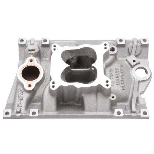Edelbrock 96-17 Chevy 4.3 V6 Vortec Marine Engine Performer Series Intake Manifold w/8 Bolts Edelbrock Fuel Rails