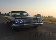 Oracle Pre-Installed Lights 5.75 IN. Sealed Beam - White Halo ORACLE Lighting Headlights