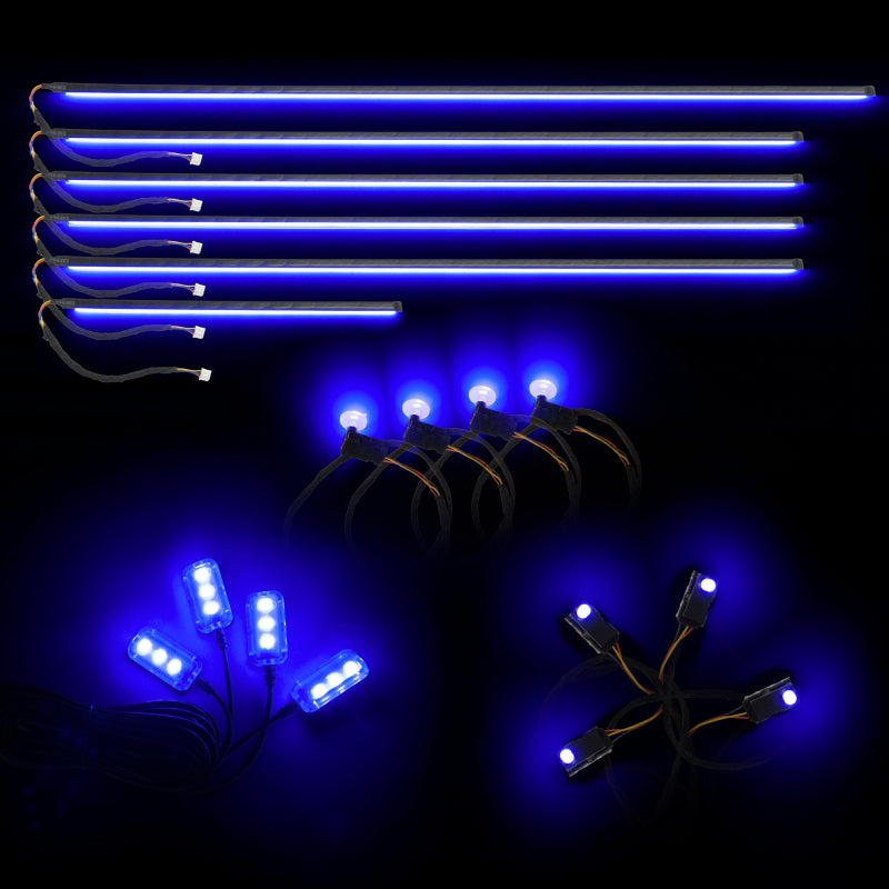 Oracle Lighting Dynamic Colorshift 18 Piece Universal Full LED Interior Dash Board Kit ORACLE Lighting Light Strip LED