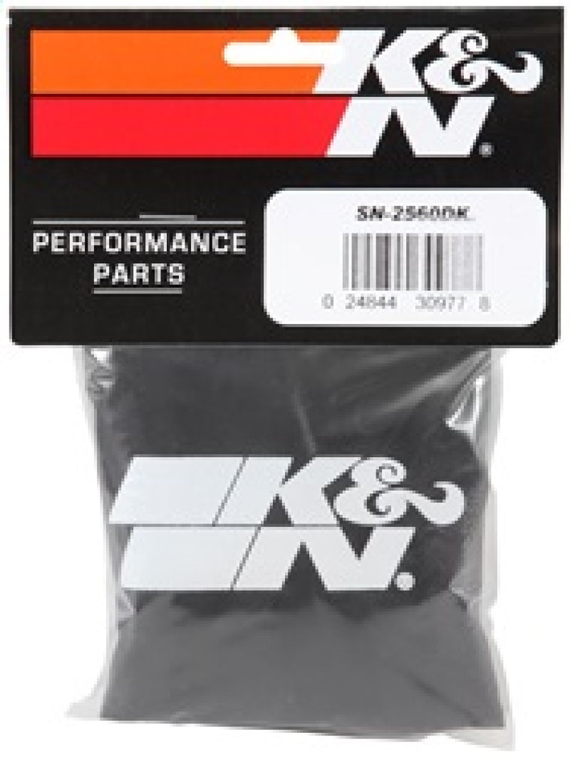 K&N Filter Wrap Drycharger Oval Tapered Black - 3.25in Base I/S Width x 2.5in Top I/S Width x 7in H K&N Engineering Pre-Filters
