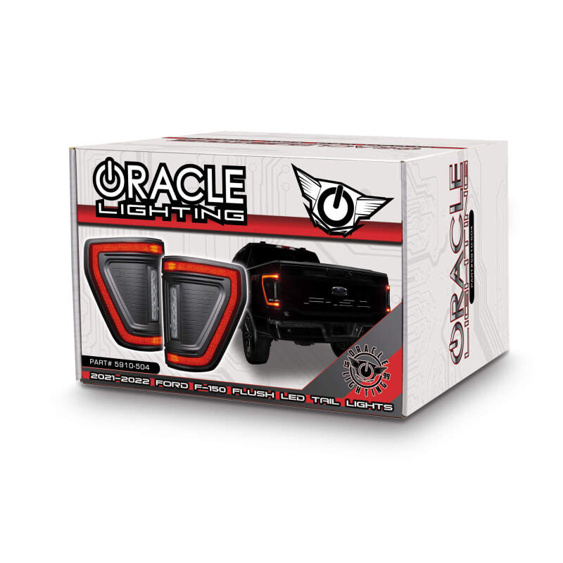 Oracle Lighting 21-24 Ford F-150 Flush Style LED Tail Lights ORACLE Lighting Tail Lights