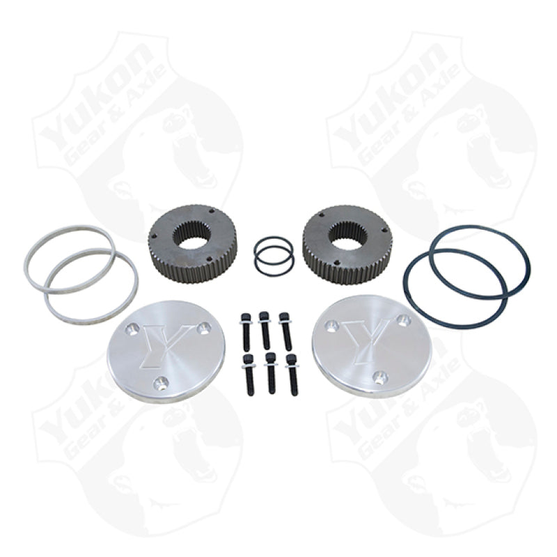Yukon Gear Hardcore Drive Flange Kit For Dana 60 / 35 Spline Outer Stubs. Yukon Engraved Caps Yukon Gear & Axle Differential Install Kits