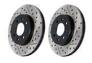 StopTech Slotted & Drilled Sport Brake Rotor Stoptech Brake Rotors - Slot & Drilled