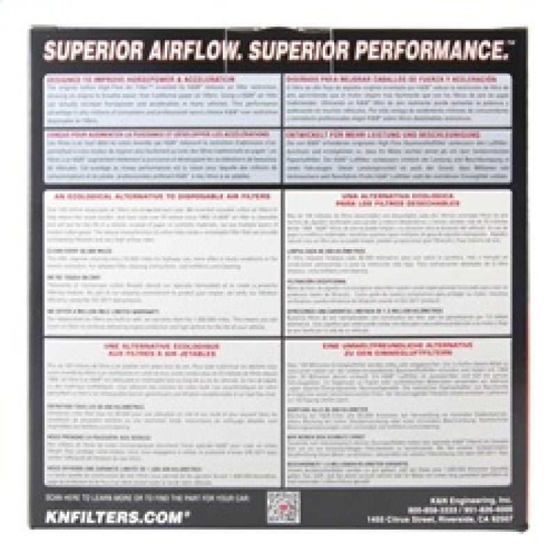 K&N Replacement Air Filter AIR FILTER, CHEV CAMARO 2.8L 1985-89, 5.0L 1985-92, 5.7L 1987-92 K&N Engineering Air Filters - Drop In