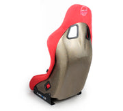 NRG FRP Bucket Seat ULTRA Edition - Medium (Red Alcantara/Pearlized Back) NRG Race Seats