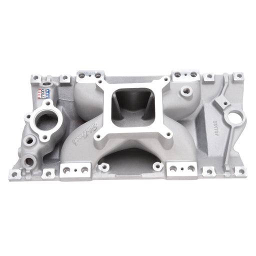 Edelbrock Manifold SBC Victor E-Tec EFI Satin Edelbrock Intake Manifolds