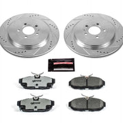 Power Stop 13-14 Ford Mustang Rear Z26 Street Warrior Brake Kit PowerStop Brake Kits - Performance D&S