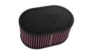 K&N 2-1/8in DUAL FLG 6-1/4 X 4inOD 3inH Universal Clamp-On Air Filter K&N Engineering Air Filters - Universal Fit