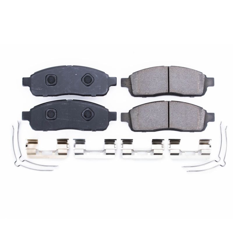 Power Stop 2009 Ford F-150 Front Z17 Evolution Ceramic Brake Pads w/Hardware PowerStop Brake Pads - OE